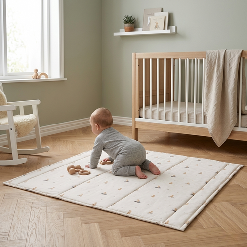 Alfombra de Juego Bebé Bunny Rides | Maison Theo