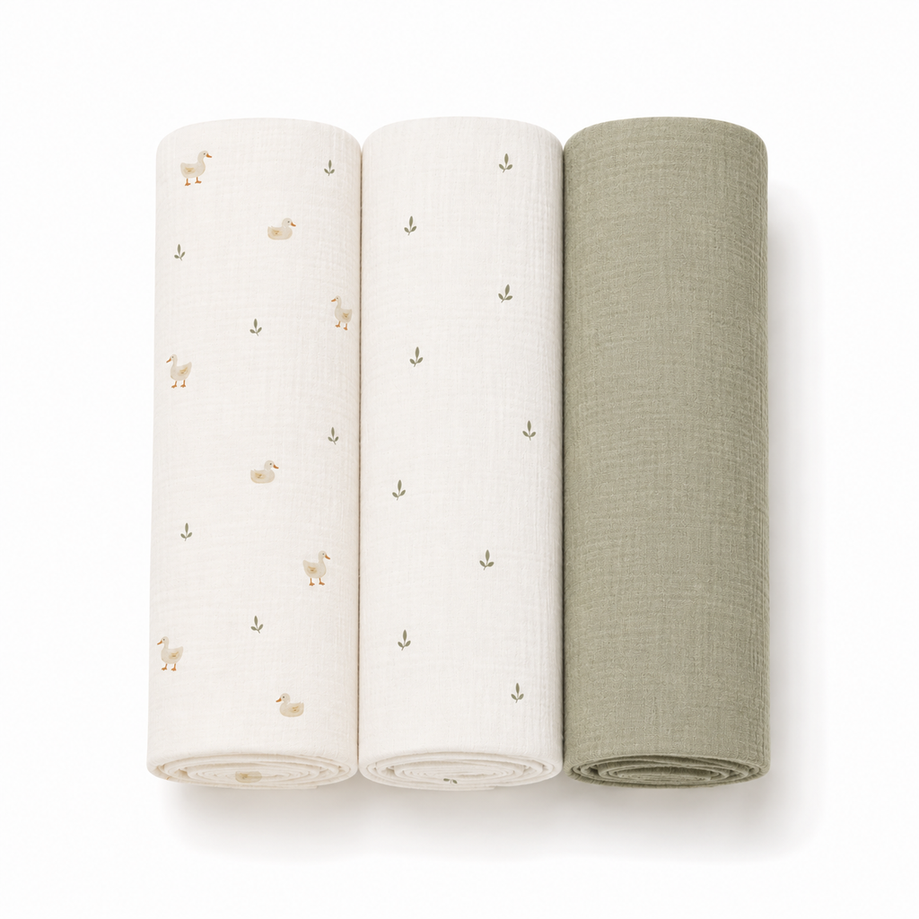 Pack de 3 Muselinas · Ducky Days
